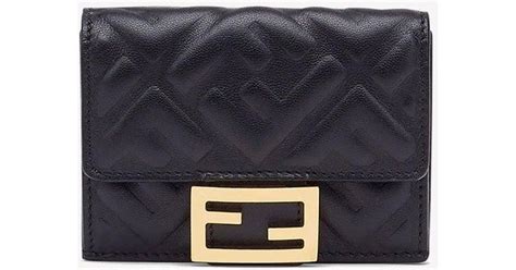 fendi micro trifold wallet|Baguette Micro Trifold .